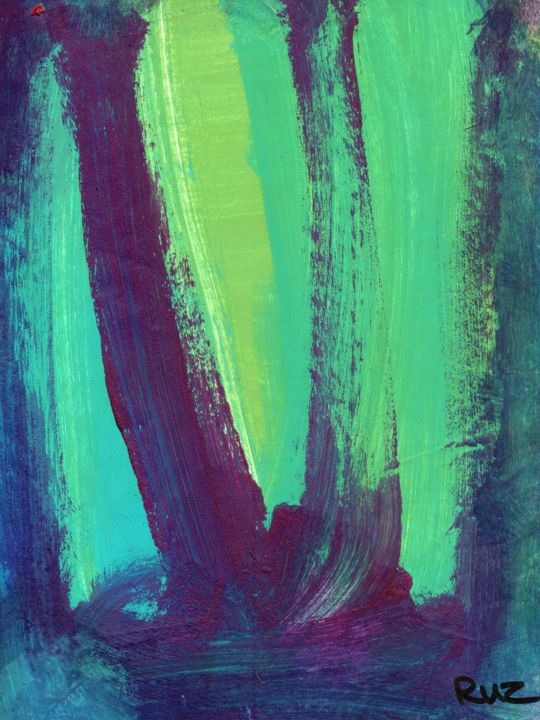 Painting titled "abstract 11, 2013,…" by Ruz Forest, Original Artwork, Other