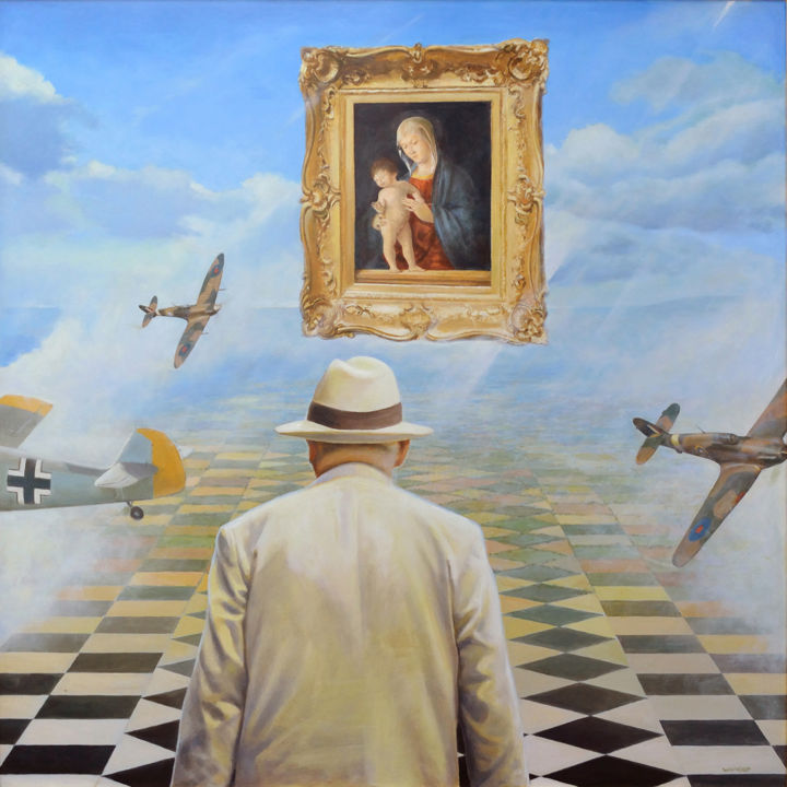 Painting titled "Finest Hour" by Richard Whincop, Original Artwork, Oil