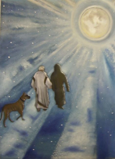 Painting titled "The Christ and Pila…" by Rws68, Original Art,