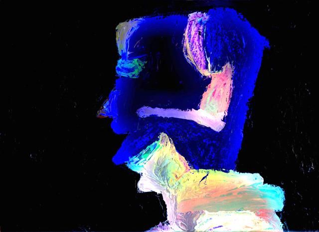 Картина под названием "Is dissolving in th…" - Rybalko, Подлинное произведение искусства, Масло