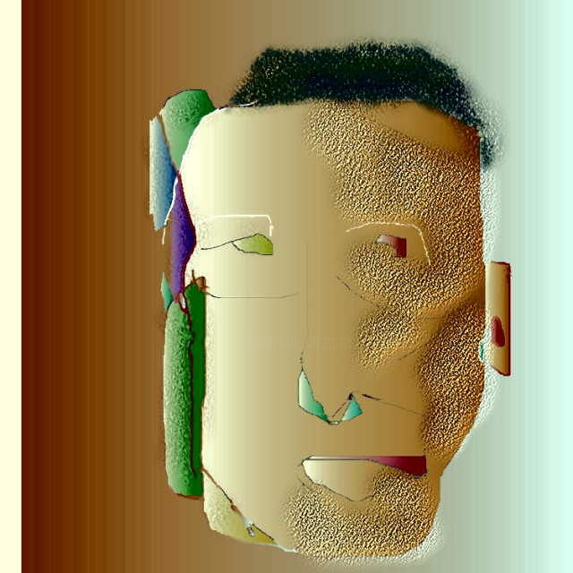 Цифровое искусство под названием "Человек с душой, не…" - Rybalko, Подлинное произведение искусства, Цифровая живопись