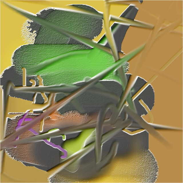Цифровое искусство под названием "Мир, пронзаемый пол…" - Rybalko, Подлинное произведение искусства, Цифровая живопись