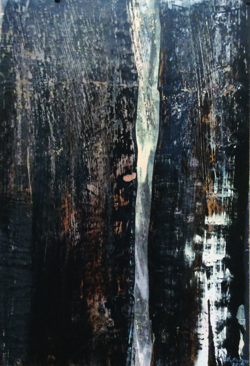 "Dao" başlıklı Tablo Ryszard Pielesz tarafından, Orijinal sanat, Zamklı boya