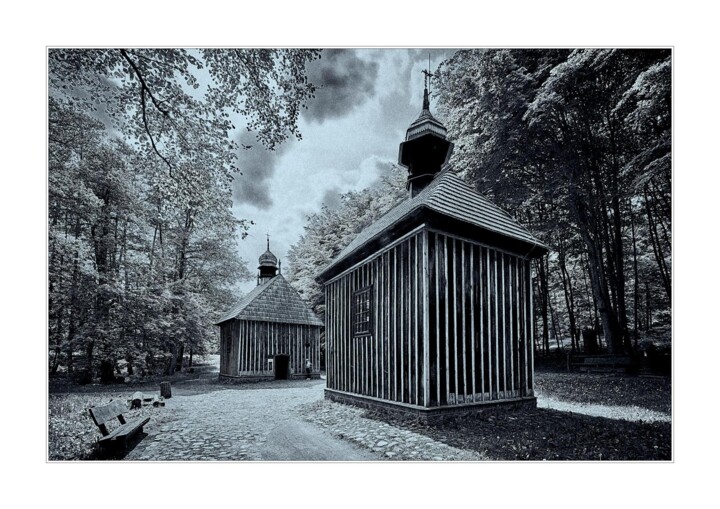 Fotografia zatytułowany „Dwie kapliczki” autorstwa Ryszard Stelmachowicz, Oryginalna praca, Fotografia cyfrowa