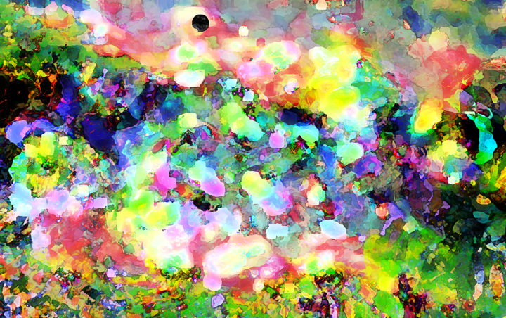 Digital Arts titled "eclipse-parcial.jpg" by Decolorado, Original Artwork, Digital Painting