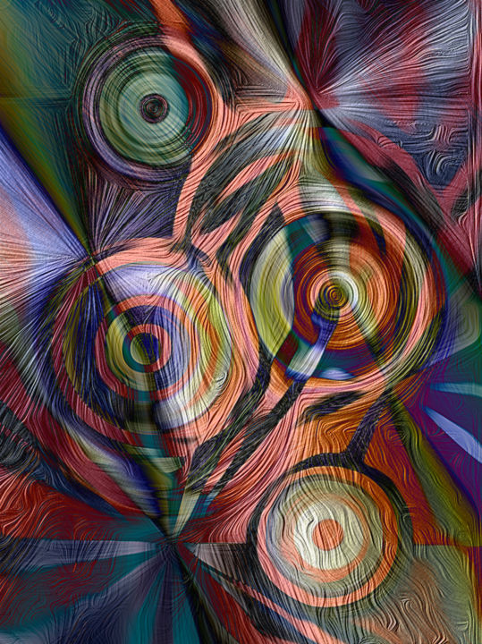 Arte digital titulada "nazca.jpg" por Decolorado, Obra de arte original, Pintura Digital