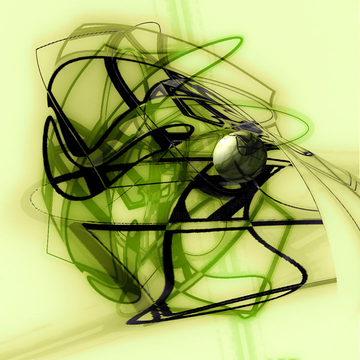 Digital Arts titled "lanzador.jpg" by Decolorado, Original Artwork, Digital Painting