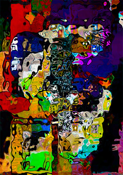 Arts numériques intitulée "CHILDREN BITS.jpg" par Decolorado, Œuvre d'art originale, Peinture numérique