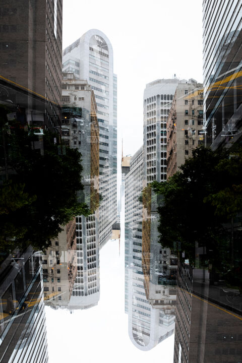 Photographie intitulée "Mobius city" par Sergio Capuzzimati, Œuvre d'art originale, Photographie numérique