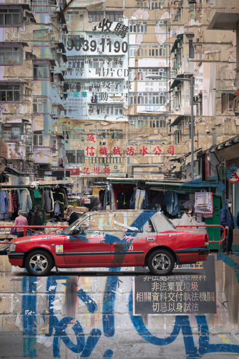 Photography titled "Hong Kong Graffiti" by Sergio Capuzzimati, Original Artwork, Digital Photography