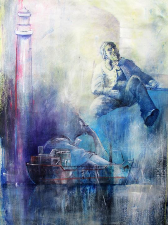 Malarstwo zatytułowany „For dream” autorstwa Sophie Garapon, Oryginalna praca, Olej