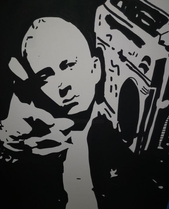 Peinture intitulée "Eminem" par Speeedy Art, Œuvre d'art originale