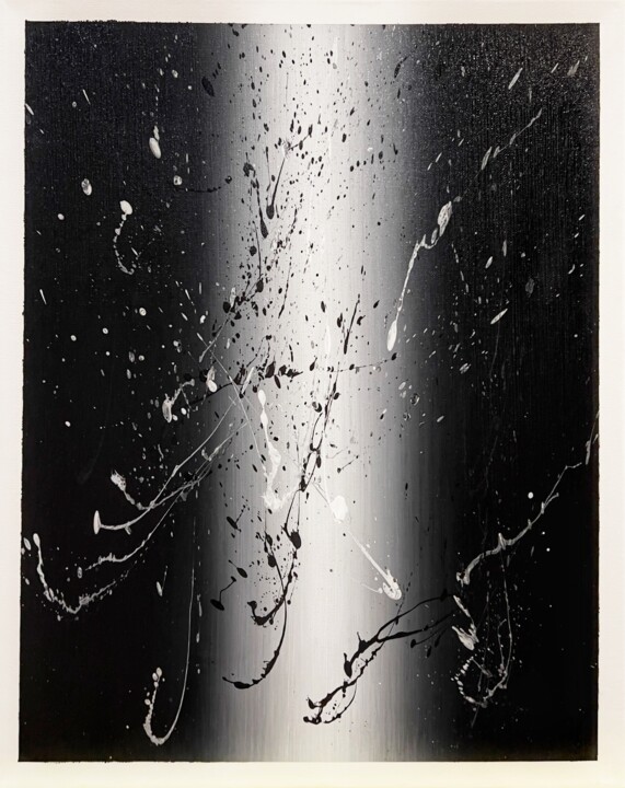 Malarstwo zatytułowany „White Darkness” autorstwa Sab Wisniewsky, Oryginalna praca, Akryl