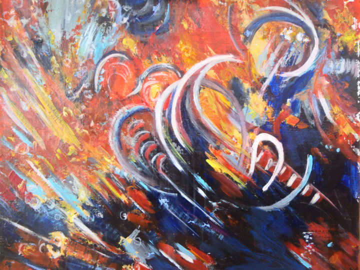 Peinture intitulée "p7041821.jpg" par Sabah, Œuvre d'art originale,