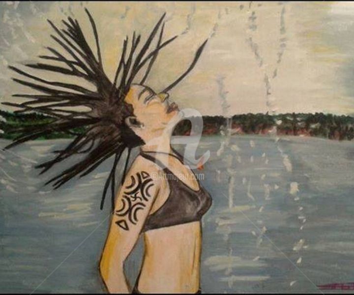 Painting titled "Freedom" by Sabb-Saab, Original Artwork