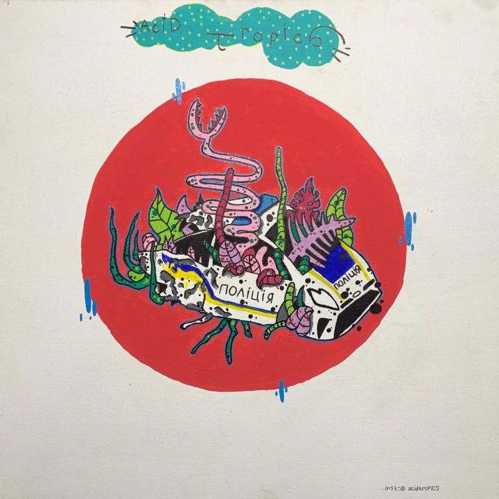 Tekening getiteld "AcidTropics fucks t…" door Saboe, Origineel Kunstwerk, Acryl
