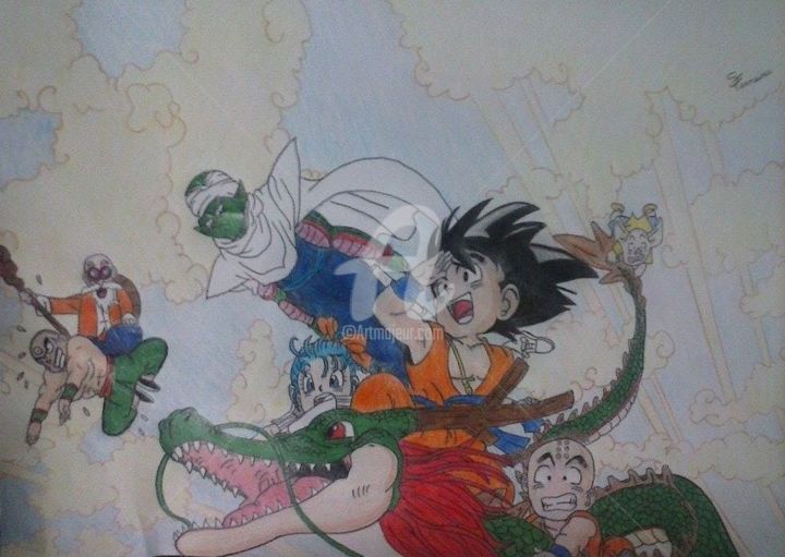 Desenho de Dragon Ball · Creative Fabrica