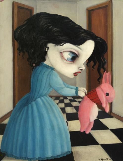 Pintura titulada "Corsettes" por Sabrina Amante, Obra de arte original, Oleo
