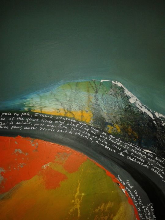 Peinture intitulée "détail de DESTINY" par Sabvia, Œuvre d'art originale, Acrylique