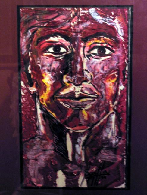Peinture intitulée "Sentinelle n°2" par Sacha, Œuvre d'art originale,