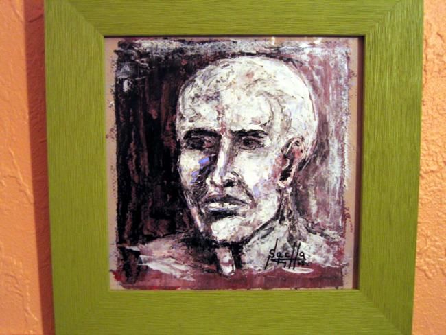 Peinture intitulée "Ecce homo" par Sacha, Œuvre d'art originale,