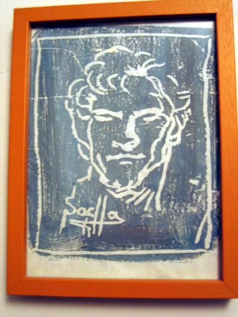 Peinture intitulée "Atlante" par Sacha, Œuvre d'art originale,