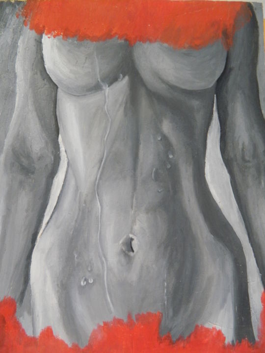 Картина под названием "Тревога" - Владислав Щупаков, Подлинное произведение искусства, Масло