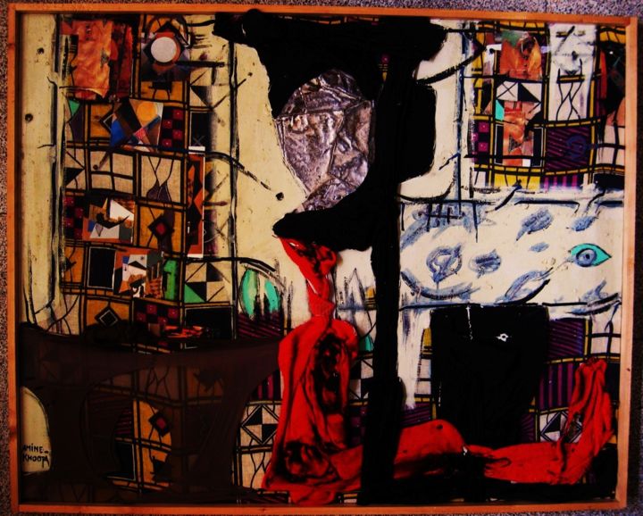 Peinture intitulée "pb-24.jpg" par Saddek Amine Khodja, Œuvre d'art originale,