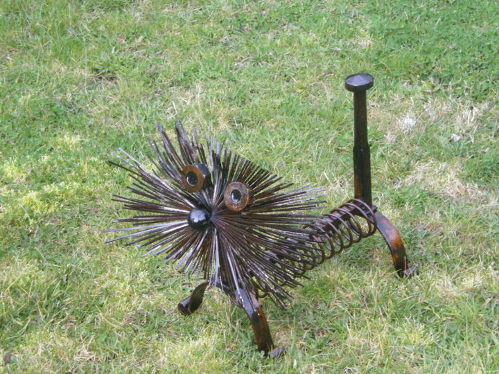 Sculpture titled "Mon yorkshire Fripo…" by Jean Marc, Original Artwork