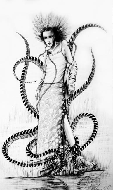 Мы с тобой - Drawing, 40x70 cm ©2009 by Maxim Safonov -