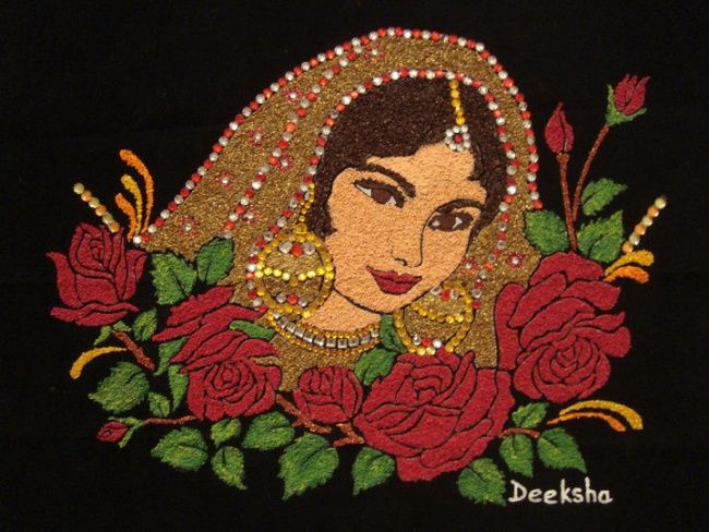 Collages intitolato "Natural Beauty" da Deeksha Arya, Opera d'arte originale