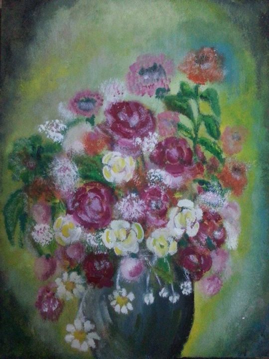Peinture intitulée "12591886-9499613517…" par Saidouart, Œuvre d'art originale,