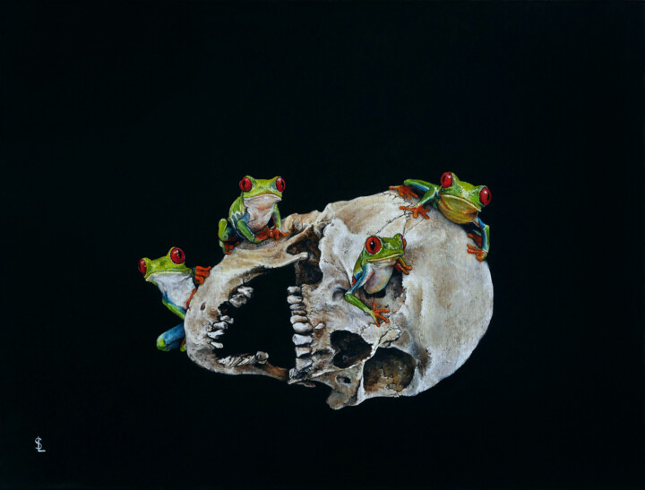 "Agalychnis callidry…" başlıklı Baskıresim Sailev tarafından, Orijinal sanat, Dijital baskı