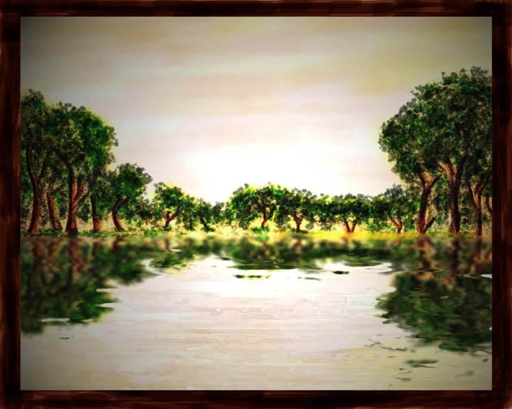 Digital Arts titled "dusk" by Saju Divakar, Original Art,