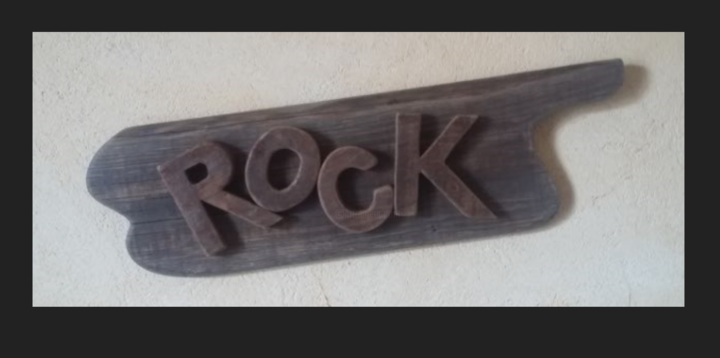 "rock" başlıklı Heykel Saks tarafından, Orijinal sanat