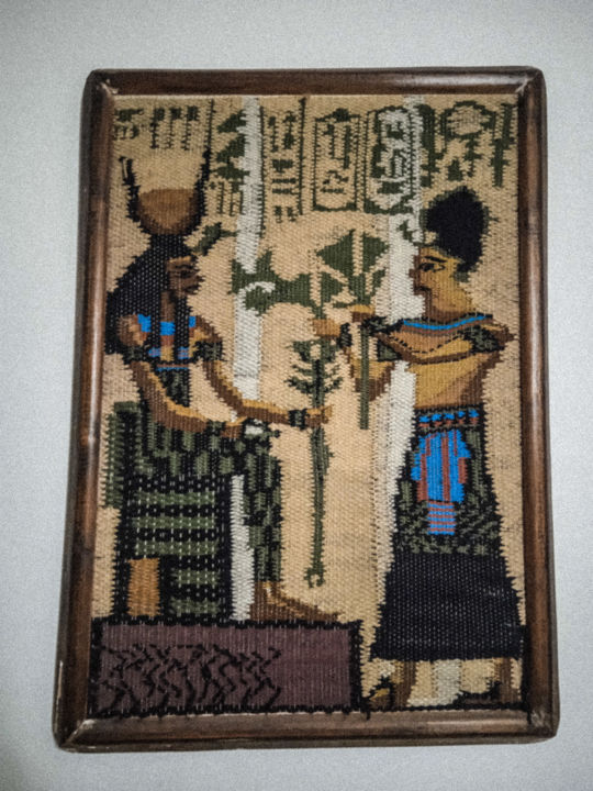 Textile Art titled "Pharaonic hand weav…" by Wei Lai Hamei Sii, Original Artwork, Tapestry