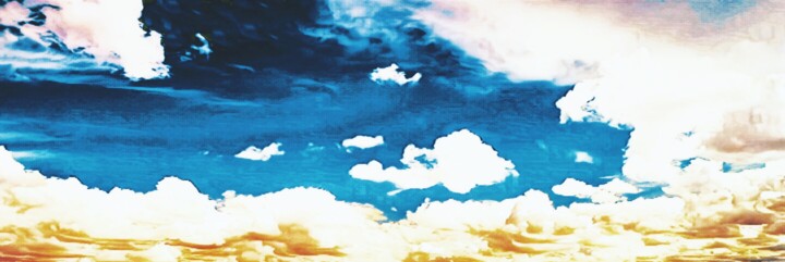 Pintura titulada "Clouds 3" por Salah El Moncef, Obra de arte original, Oleo