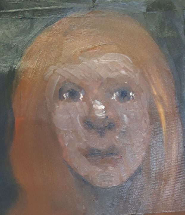 Pintura intitulada "face 2" por Salam Ahmad, Obras de arte originais, Acrílico