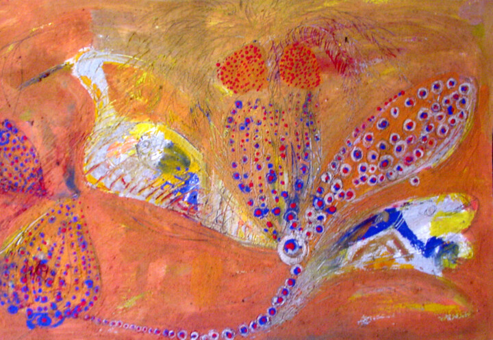 Malerei mit dem Titel "Farben_Spiele" von Salama, Original-Kunstwerk