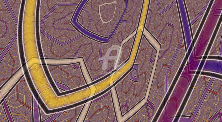 Digital Arts titled "Digital abstract art" by Salamander Nebula, Original Artwork, Digital Painting
