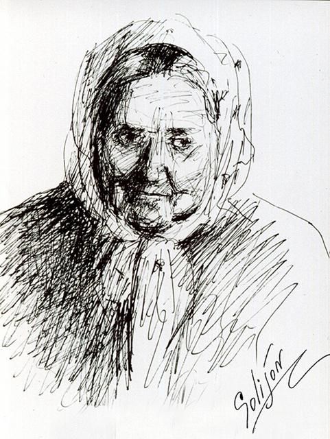 Milaya Starushka Risunok Salidjon Mamatkulov Artmajeur
