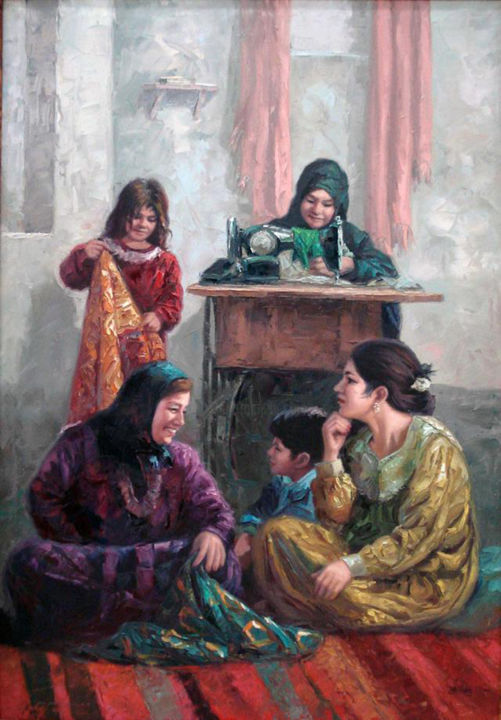 Painting titled "2.jpg" by Salih, Original Artwork, Oil