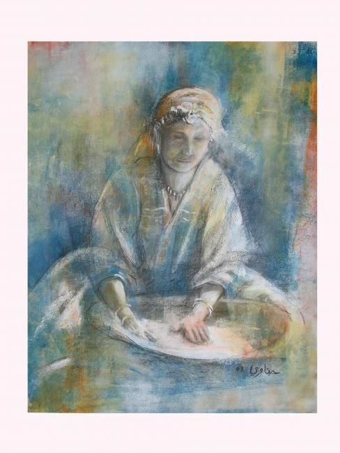 Pintura intitulada "01.JPG" por Salima Abdelaoui, Obras de arte originais