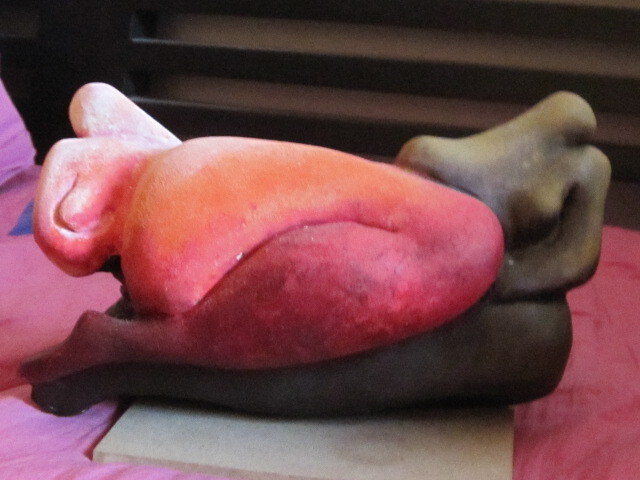 Sculpture intitulée "Sans Titre" par Salma Mejri, Œuvre d'art originale, Céramique Monté sur artwork_cat.