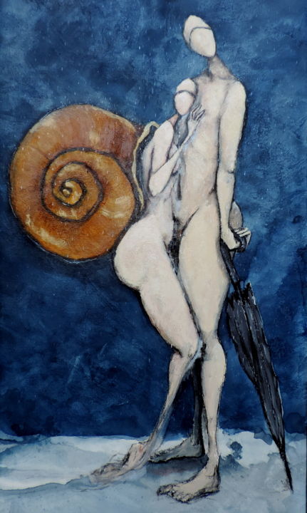 Peinture intitulée "A verse" par Karine Salmieri, Œuvre d'art originale,