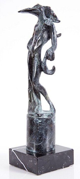 Skulptur mit dem Titel "L’uomo di Newton" von Salvador Dali, Original-Kunstwerk, Bronze