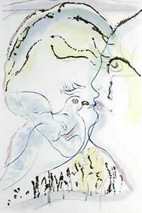 Estampas & grabados titulada "BEHOLD THOU ART FAIR" por Salvador Dali, Obra de arte original