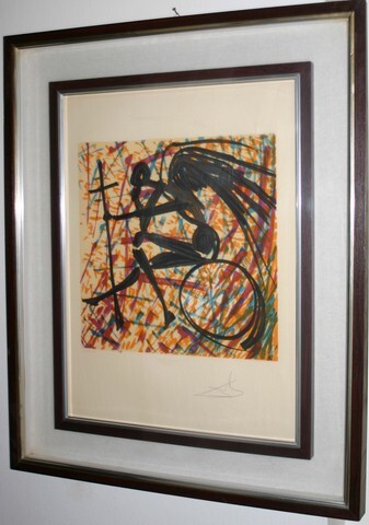 Gravures & estampes intitulée "LITOGRAFIA" par Salvador Dali, Œuvre d'art originale, Huile