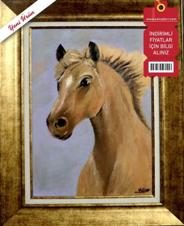 "yılkı atı orjinal y…" başlıklı Tablo Salvadorr Vip tarafından, Orijinal sanat, Akrilik