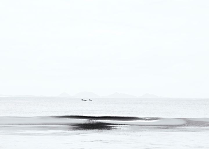 Fotografia intitolato "Due barche" da Salvatore Avallone, Opera d'arte originale, Fotografia digitale